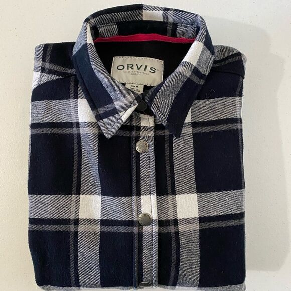 ORVIS Women’s Fleece Lined Plaid Jacket Size S - Picture 4 of 12
